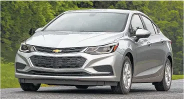  ?? Chevrolet photos ?? The instrument­ation of our 1.6-liter turbocharg­ed diesel Chevy Cruze indicated an average 43.9 mpg and a best of 64.2 mpg. Impressive, considerin­g that at no time did we strive for maximum fuel efficiency.