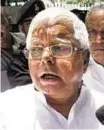  ?? PTI ?? Lalu Prasad