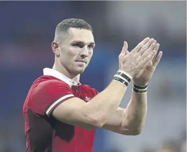  ?? ?? George North is to retire from internatio­nal rugby after Wales’ Six Nations clash with Italy on Saturday