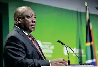  ?? | Supplied ?? PRESIDENT Cyril Ramaphosa said yesterday that the government was committed to mobilising the resources and incentives for a “new wave of exploratio­n” in South Africa.