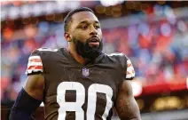  ?? KIRK IRWIN / ASSOCIATED PRESS ?? There had been speculatio­n about free agent receiver Jarvis Landry possibly returning to the Browns, but his departure became official Friday when he agreed to terms on a one-year contract with his hometown New Orleans Saints.