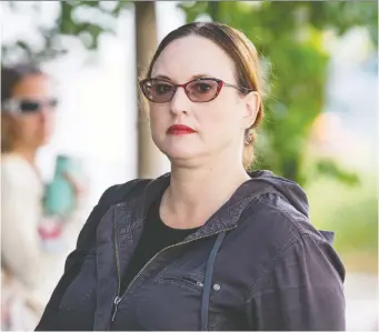  ?? ERROL MCGIHON ?? Rebecca Reid pleaded guilty to criminal harassment and uttering threats after sending threatenin­g emails and voice mails to MPP Lisa MacLeod. She is scheduled to be sentenced later this month.