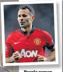  ??  ?? People person Craig Galt was a popular figure in The Murray and his fondness for Man United led to him meeting hero Ryan Giggs, inset, during a trip to Old Trafford