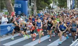  ?? (Photo Frantz Bouton) ?? 5000 coureurs sont attendus demain à Nice.