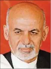  ??  ?? Presidente Ashraf Ghani.