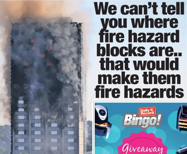  ?? ?? blAZe Grenfell Tower in London caught fire in 2017, resulting in 72 deaths