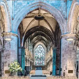  ?? AGF / GETTY ?? La catedral de Saint Giles, en Edimburgo, escenario del festival