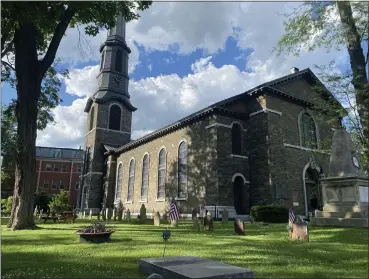  ?? IVAN LAJARA/DAILY FREEMAN ?? The Old Dutch Church on Main Street in Kingston is pictured Friday.