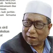  ?? Abdul Rahman Osman ?? Memanglah jika kita tengok cara sebatan sivil itu ngeri dan gerun walaupun hanya dilakukan kepada patung saja, tetapi hukuman sebat syariah tetap ditakuti oleh dunia kerana
Allah datangkan kegerunan itu untuk memberi keinsafan kepada pesalah”