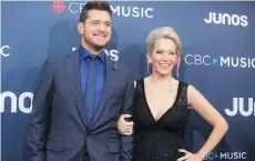  ?? DARRYL DYCK/THE CANADIAN PRESS/FILES ?? Michael Buble and his wife Luisana Lopilato have been building a home in Burnaby with seven bedrooms and 15 bathrooms. The couple has three children.