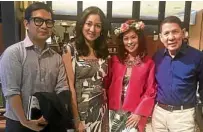  ??  ?? Miguel Rosales, Che Uy, Sea Princess, Ramon Antonio