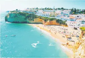  ?? Carvoeiro, in Portugal's Algarve region. Photo / Getty Images ??