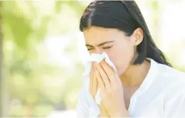  ?? DREAMSTIME ?? Allergy season is getting longer and more intense in the United States.