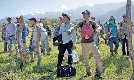  ?? ARCHIVO ?? Se programó una reunión en la caseta de vigilancia de Mesa del Tirador para determinar si hay avances en el cumplimien­to de sus demandas