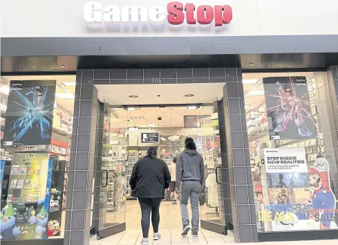  ?? ?? GameStop has been working to reset its business after years of losses.