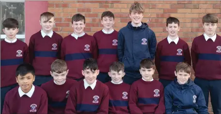  ??  ?? The Duleek Dynamos are to face East Meath United in the Under 14 North Leinster final on March 30th in Bellew Park. The match has sparked a bit of rvalry already as a number of the players from both teams are school pals in St Mary’s DS. 1st and 2nd Years play on both teams.