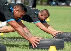  ?? GETTY IMAGES ?? Dane Coles (right) is already back into pre-season training with the Hurricanes ahead of most All Blacks for the 2019 season.