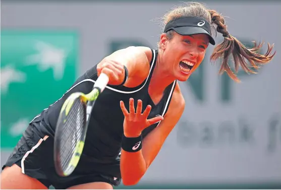  ?? Picture: Getty Images. ?? Johanna Konta: made 32 unforced errors in her third first round exit in a row at Roland Garros.