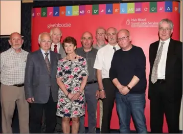  ??  ?? Donors from Dundalk and across the north east were awarded for their contributi­on at the ceremony