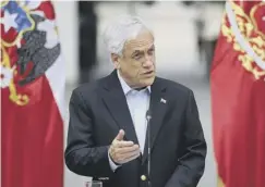  ??  ?? 0 Chile’s President Piñera: ‘We have all heard the message’