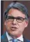  ??  ?? Rick Perry Secretary of energy