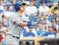  ?? AP PHOTO ?? In this Sept. 3 file photo, Los Angeles Dodgers’ Cody Bellinger watches his solo home run during the ninth inning of a baseball game against the San Diego Padres in San Diego.