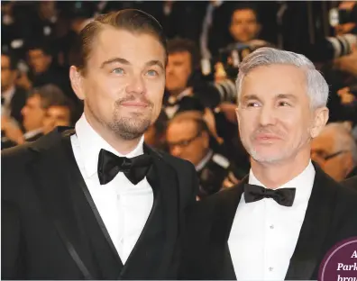  ?? Picture: EPA ?? INCREDIBLE SOUNDTRACK. Actor Leonardo DiCaprio, left, and director Baz Luhrmann teamed up for the rock-and-roll version of Shakespear­e’s classic Romeo and Juliet.