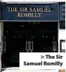  ??  ?? > The Sir Samuel Romilly