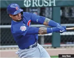  ??  ?? Javy Baez