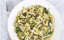  ?? MARVIN JOSEPH/THE WASHINGTON POST ?? This pasta dish is a tasty and satisfying meal made with ingredient­s you have on hand.