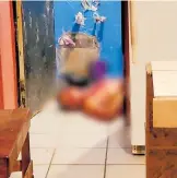  ?? / CORTESÍA ?? El cuerpo de la víctima fue encontrado en el baño de la vivienda