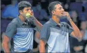  ?? GETTY ?? Bopanna (left) and Bhupathi have been caught unawares.