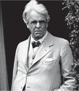  ??  ?? Otherworld­ly: WB Yeats had lifelong fascinatio­n with the occult