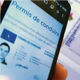  ?? Foto: M. Wilwert ?? Das EU-Parlament fordert eine Digitalisi­erung der Führersche­ine.