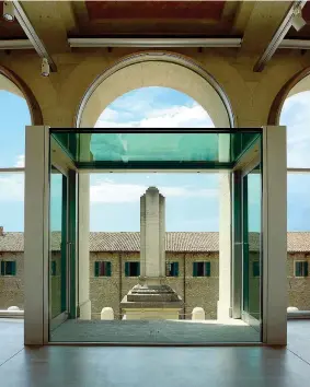  ??  ?? La sede Particolar­e delle Logge dei Volontari che ospitano il nuovo museo