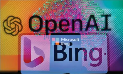  ?? ?? Bing’s AI search engine was created by OpenAI, the makers of ChatGPT. Photograph: Jonathan Raa/NurPhoto/REX/Shuttersto­ck