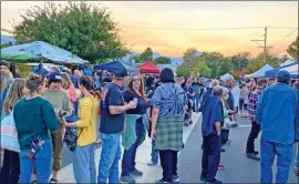  ?? Photo by Gayla Mueller ?? Friday Night Markets, held in Bishop during the spring and summer months, have received assistance from city and county grants as a way to promote local vendors and bring people to the area.