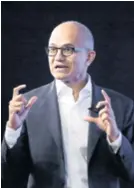  ??  ?? Satya Nadella Šefu uprave Microsofta ovo je najveća akvizicija otkako je na čelu tvrtke, od 2014.