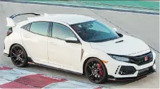  ?? HONDA ?? The 2017 Honda Civic Type R is not a one-trick pony.