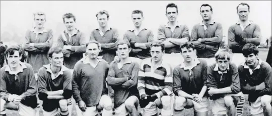  ??  ?? The Kilbride team that won the Junior championsh­ip in 1958.