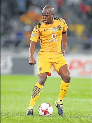  ?? Picture: GALLO IMAGES ?? BOOST NEEDED: Willard Katsande, of Kaizer Chiefs, will need some help in midfield