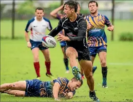  ?? PHOTO: PHILLIP ROLLO/FAIRFAX NZ ?? Tasman’s Andrew Knewstubb, orginially from Kapiti, was named men’s player of the national sevens tournament.