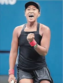  ?? NEW YORK TIMES FILE PHOTO ?? U.S. Open champion Naomi Osaka, who is the daughter of a Japanese mother and a Haitian father, has been celebrated in her birth nation, suggesting racial attitudes in Japan are evolving.