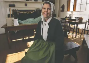  ?? WINDSOR STAR
ARCHIVE / DAN JANISSE ?? Janet Cobban, retired curator of the John R. Park Homestead where she was photograph­ed on location in 2014, was a friend of Kingsville historian Alvira Wigle whose legacies benefitted both the Essex Region Conservati­on Foundation and the Homestead .