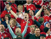  ?? LAWRENCE SMITH/ FAIRFAX NZ ?? British and Irish Lions fans are set to inject millions into New Zealand rugby coffers and plenty of atmosphere in the stands.