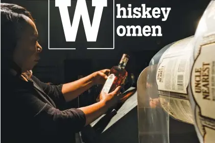  ?? PHOTOS BY LAURA PARTAIN/THE NEW YORK TIMES ?? Victoria Eady Butler, the master distiller at Uncle Nearest in Shelbyvill­e, Tenn., was named Blender of the Year by Whisky Magazine.