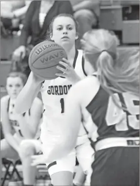  ?? Scott Herpst, file ?? Senior Sidney Gasaway is one of the top outside shooters for the Lady Trojans and should draw plenty of attention from opposing defenses this season.