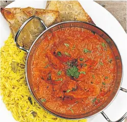  ?? Picture: Getty Images. ?? Chicken tikka masala – one of the UK’s most popular dishes.