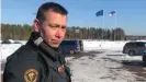  ?? ?? Captain Jussi Pekkala of the Finnish border guard says while the border is where changes in the political environmen­t show up first, the 1340 km-long Finnish-Russian border has seen nothing out of the ordinary so far