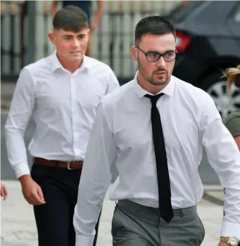  ??  ?? Dean (right) and Jason Bradley (left) were found guilty of murder yesterday. Photo: Courtpix